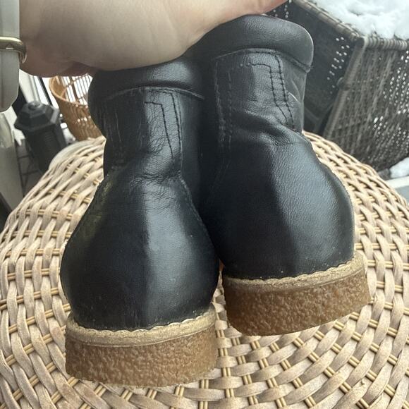 Andrea Conti Women's Ankle Boots Black Zip Comfort Flat 38 EU 7.5 US Excellent - Picture 14 of 16